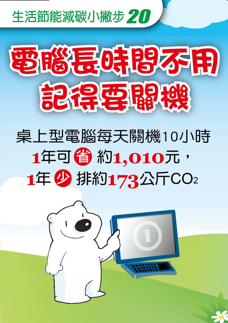 生活節能小撇步20